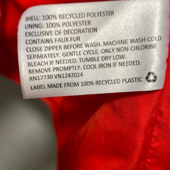 Lego Cream and Red Puffer Jacket - Picture 9 of 11